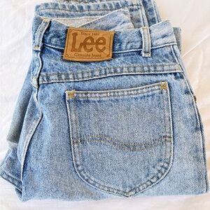 Vintage Lee Women's Light Blue Denim Jeans 30x30